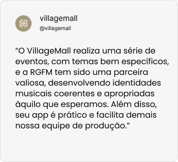 Depoimento de VillageMall